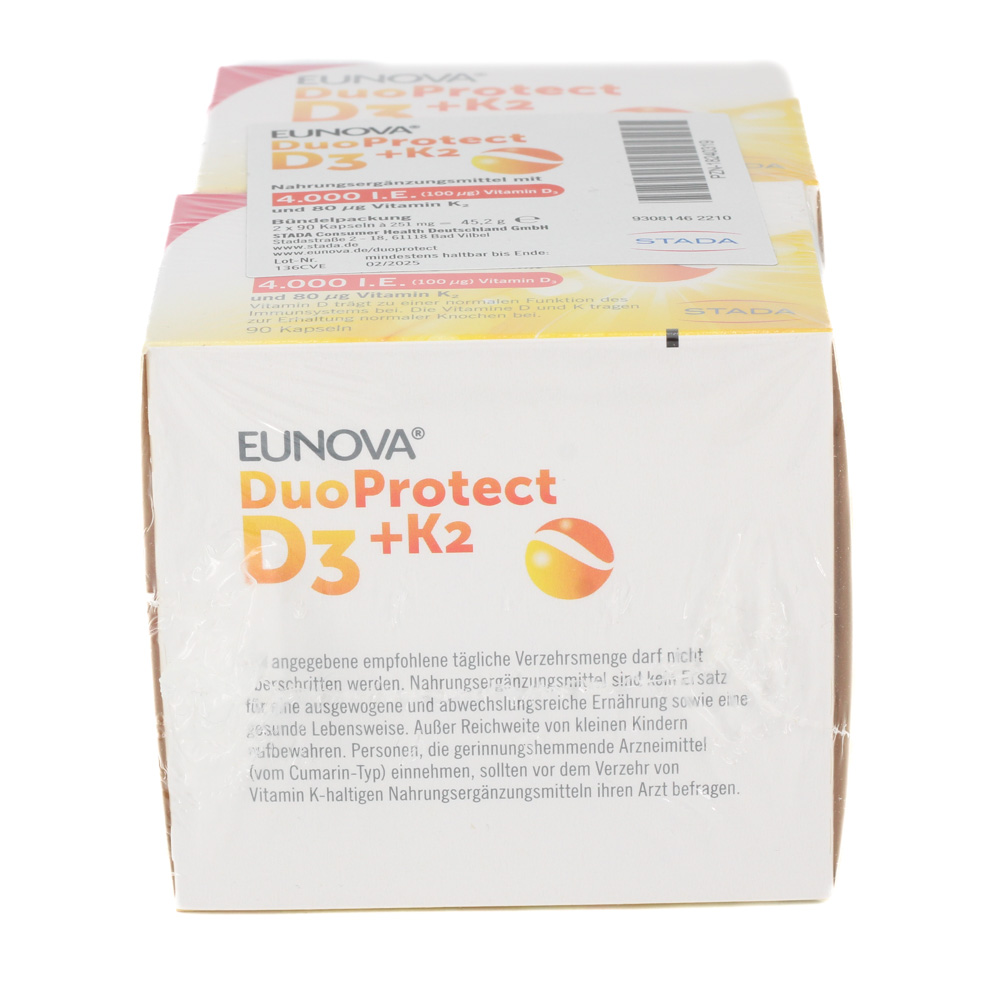 EUNOVA DuoProtect D3+K2 4000 I.E./80 μg Kaps.Kombi