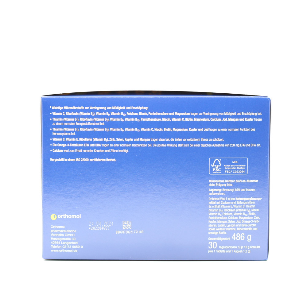 ORTHOMOL Vital F Grapefruit Gran./Kap./Tab.Kombip.