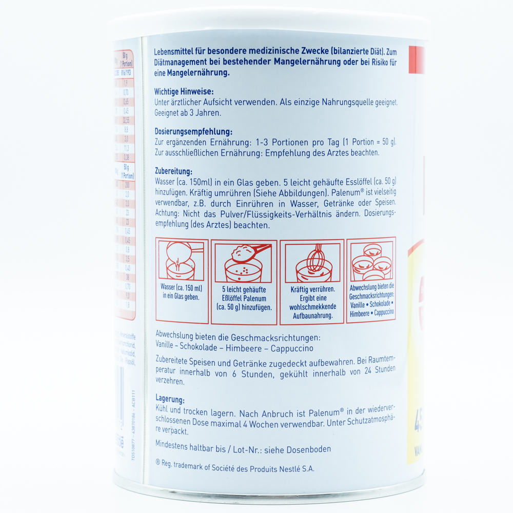 PALENUM Vanille Pulver