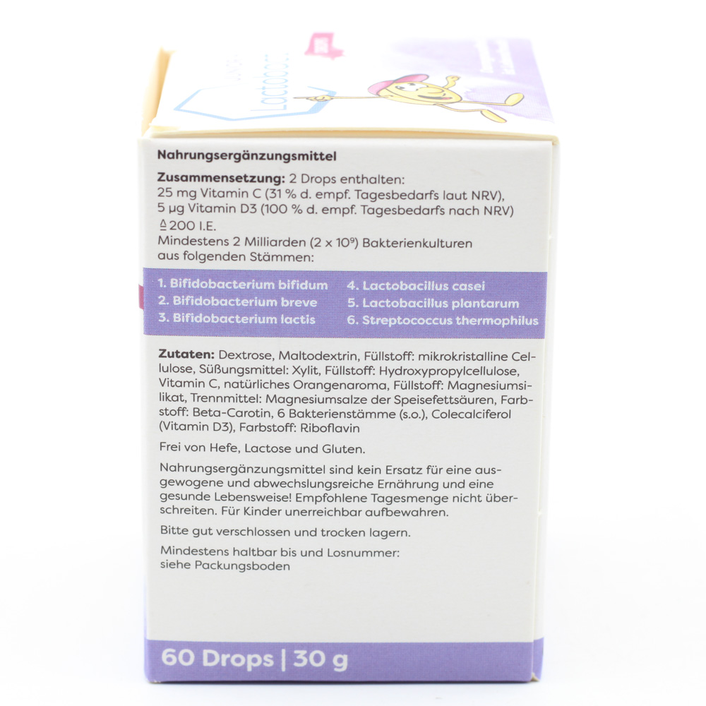 LACTOBACT Junior Drops Lutschtabletten