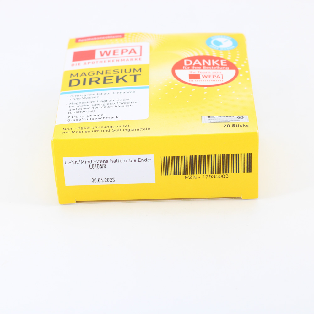 WEPA Magnesium Direkt Sticks