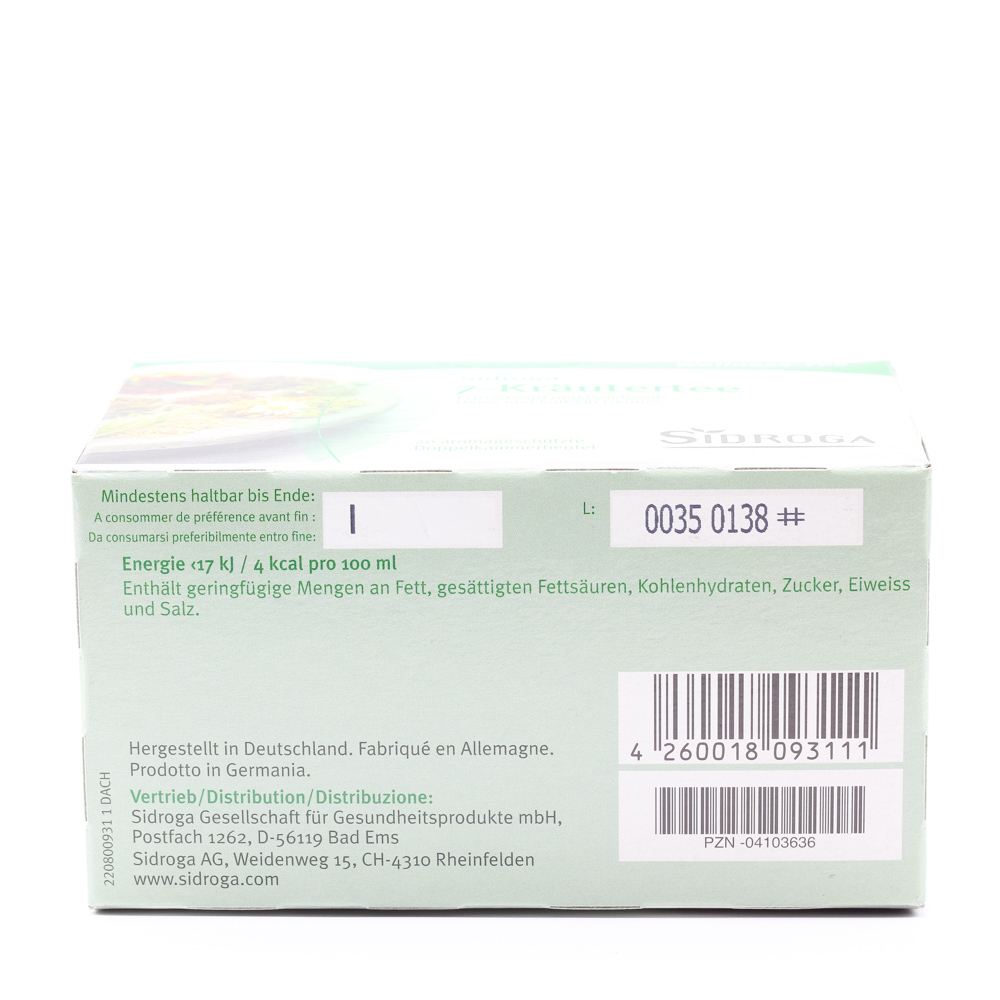 SIDROGA Wellness 7-Kräutertee Filterbeutel