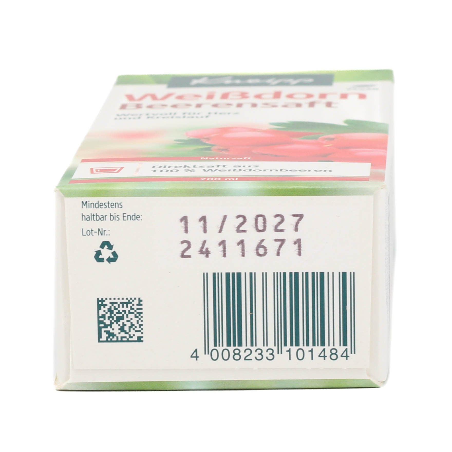 KNEIPP Weißdorn BEERENSAFT