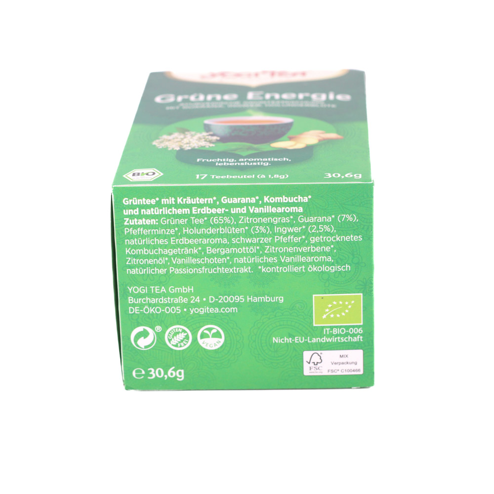 YOGI TEA Grüne Energie Bio Filterbeutel
