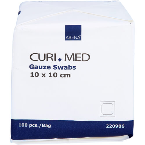 MULLKOMPRESSEN 10x10 cm unsteril 8lagig