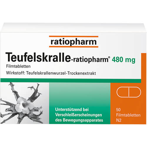 TEUFELSKRALLE-RATIOPHARM Filmtabletten