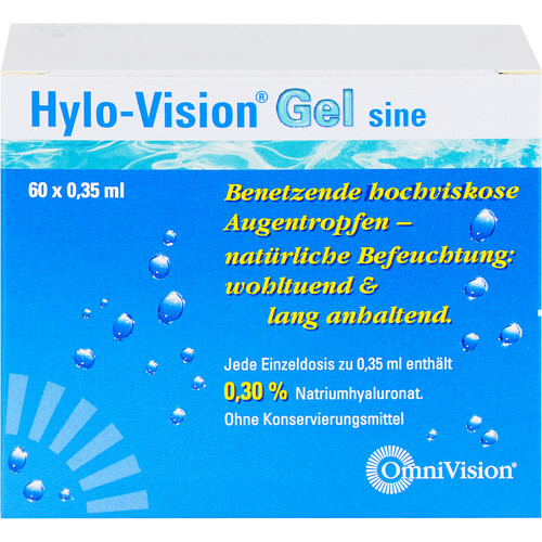 HYLO-VISION Gel sine Einzeldosispipetten
