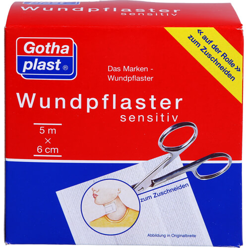 GOTHAPLAST Wundpfl.sensitiv 6 cmx5 m
