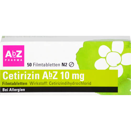 CETIRIZIN AbZ 10 mg Filmtabletten