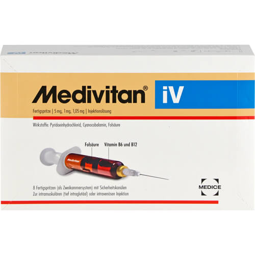 MEDIVITAN iV Injektionslösung in Zweikammerspritze
