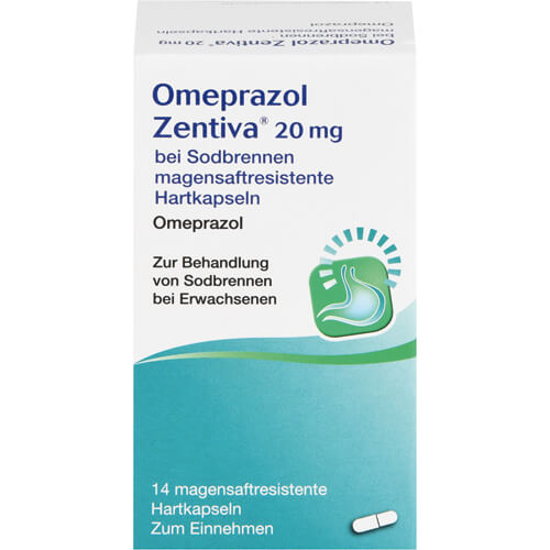 OMEPRAZOL Zentiva 20 mg bei Sodbrennen