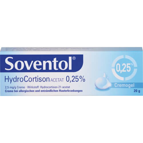 SOVENTOL Hydrocortisonacetat 0,25% Creme