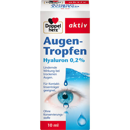 DOPPELHERZ Augen-Tropfen Hyaluron 0,2%