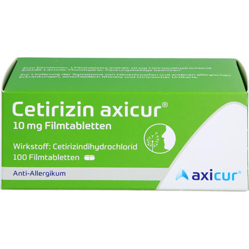 CETIRIZIN axicur 10 mg Filmtabletten