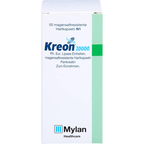 KREON 20.000 Ph.Eur.Lipase Einheiten msr.Hartkaps.