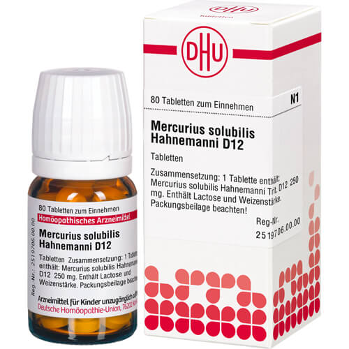 MERCURIUS SOLUBILIS Hahnemanni D 12 Tabletten