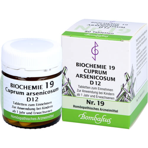 BIOCHEMIE 19 Cuprum arsenicosum D 12 Tabletten