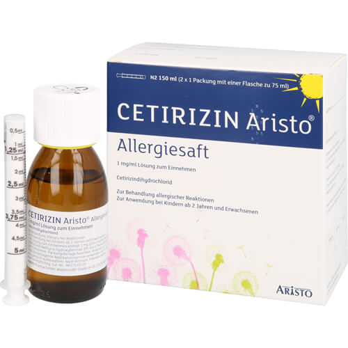 CETIRIZIN Aristo Allergiesaft 1 mg/ml Lsg.z.Einn.
