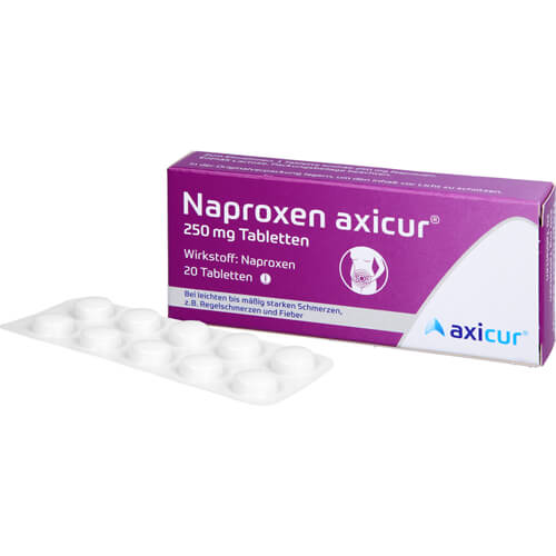 NAPROXEN axicur 250 mg Tabletten