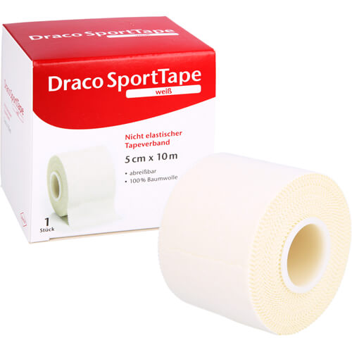 DRACO TAPEVERBAND 5 cmx10 m weiß