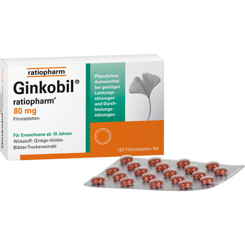 GINKOBIL-ratiopharm 80 mg Filmtabletten