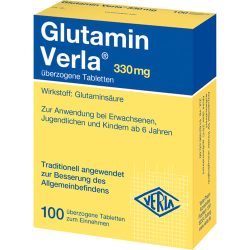 GLUTAMIN VERLA überzogene Tabletten
