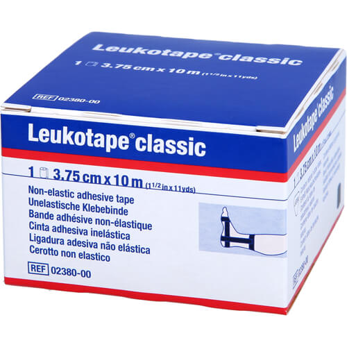 LEUKOTAPE Classic 3,75 cmx10 m schwarz