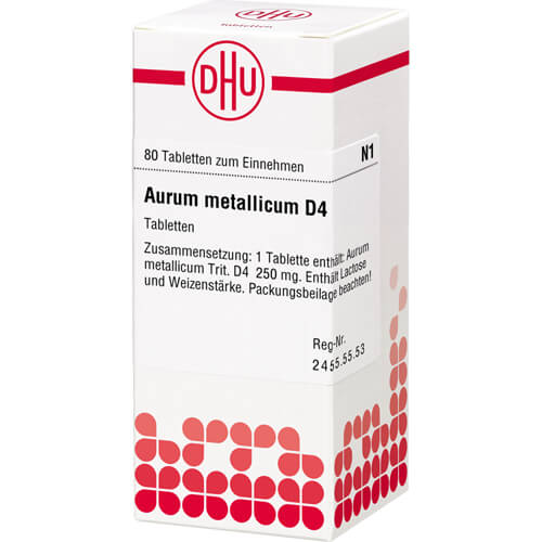 AURUM METALLICUM D 4 Tabletten