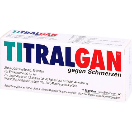 TITRALGAN Tabletten gegen Schmerzen