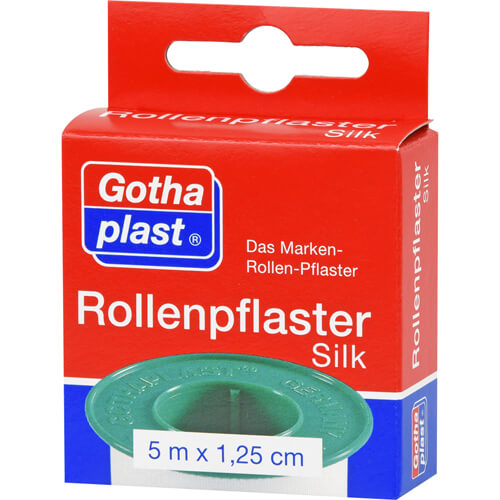 ROLLENPFLASTER Silk 1,25 cmx5 m Euro