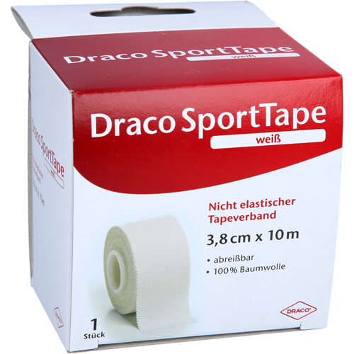 DRACO TAPEVERBAND 3,8 cmx10 m weiß