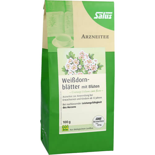 WEISSDORNBLÄTTER m.Blüten Arzneitee Bio Salus
