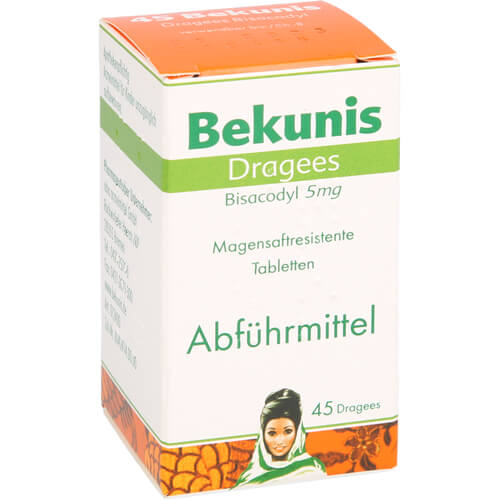 BEKUNIS Dragees Bisacodyl 5 mg magensaftres.Tabl.