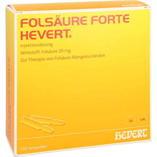 FOLSÄURE HEVERT forte Ampullen