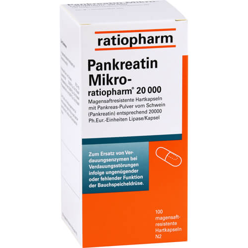 PANKREATIN Mikro-ratio.20.000 magensaftr.Hartkaps.