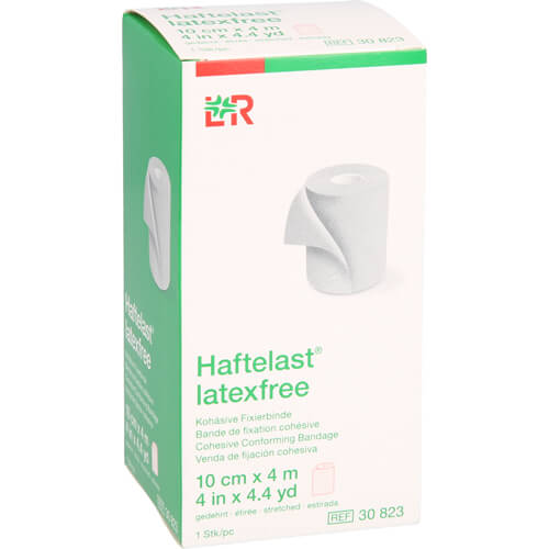 HAFTELAST Fixierb.kohäs.latexfrei 10 cmx4 m creme