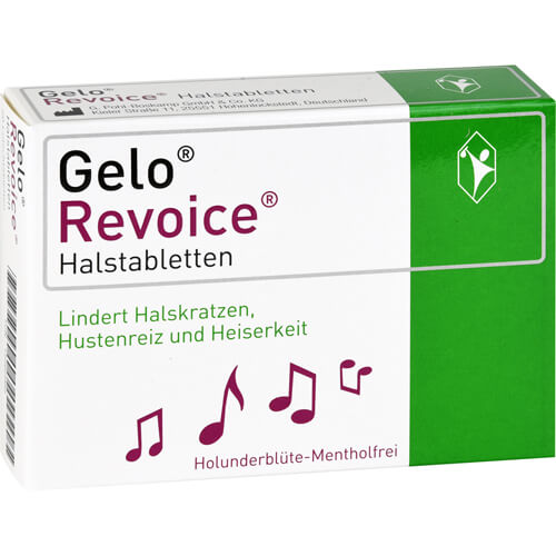 GeloRevoice Halstabletten Holunderblüte - Mentholfrei bei Heiserkeit