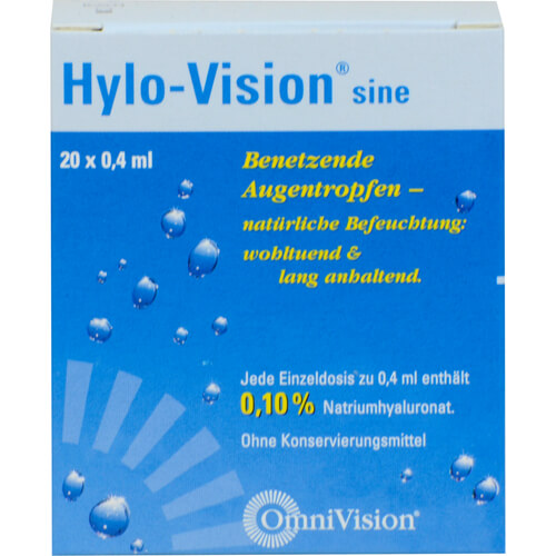 HYLO-VISION sine Einzeldosispipetten