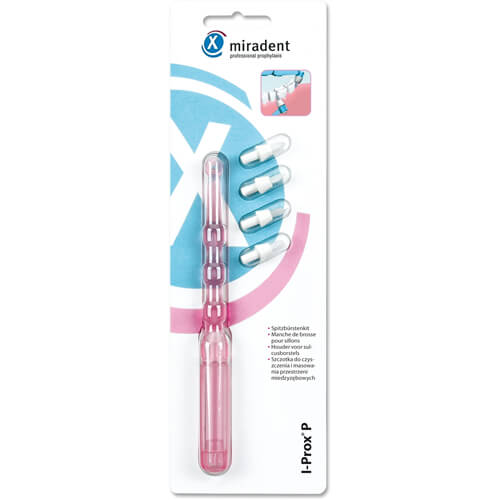 MIRADENT Spitzbürsten-Kit I-Prox P tra.pink 1H.4B.