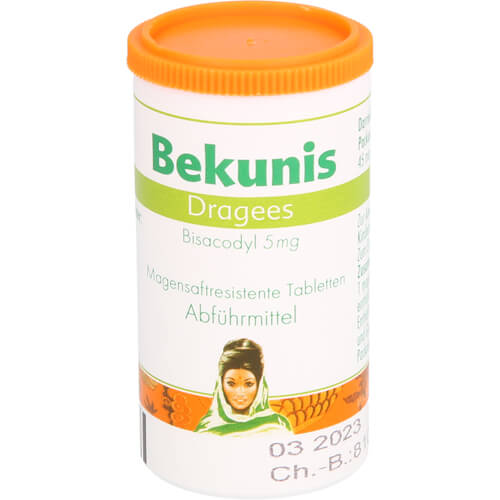 BEKUNIS Dragees Bisacodyl 5 mg magensaftres.Tabl.
