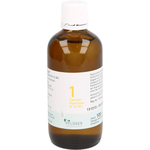 BIOCHEMIE Pflüger 1 Calcium fluoratum D 12 Tropfen