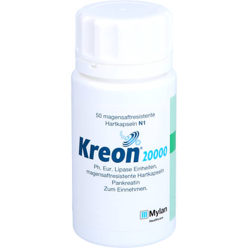 KREON 20.000 Ph.Eur.Lipase Einheiten msr.Hartkaps.